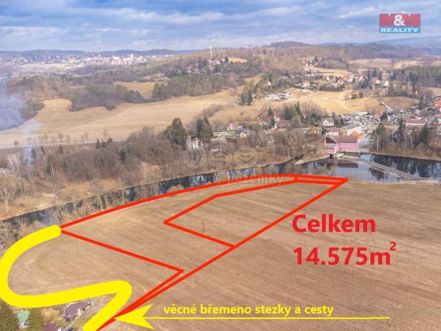 Prodej pole, Poříčí nad Sázavou, 14575 m2