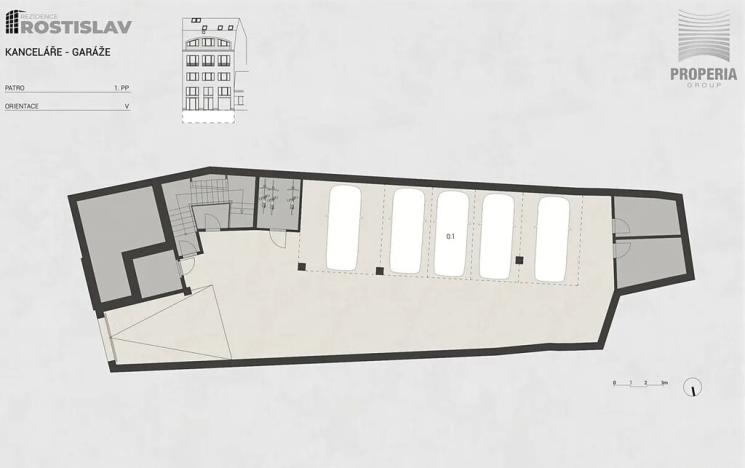 Pronájem kanceláře, Brno, Rostislavovo náměstí, 228 m2