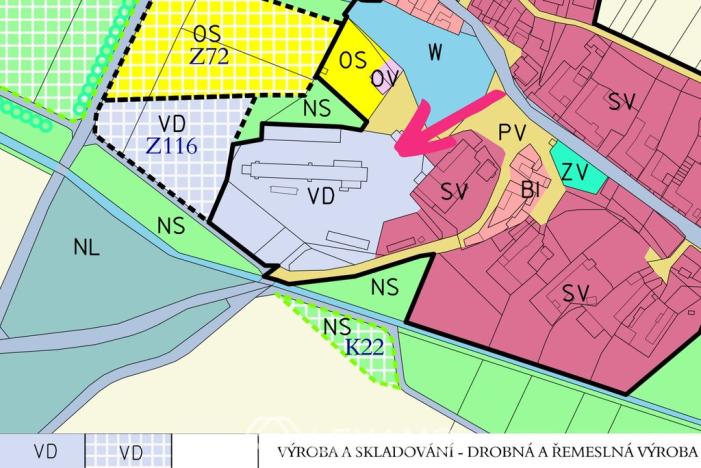 Pronájem výrobních prostor, Moravské Budějovice - Vranín, 200 m2
