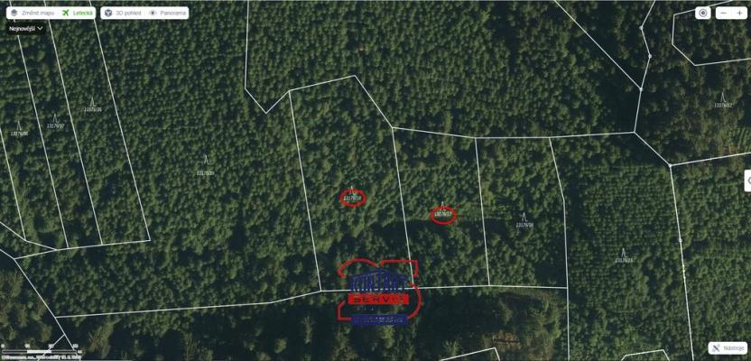 Prodej lesa, Huslenky, 25593 m2