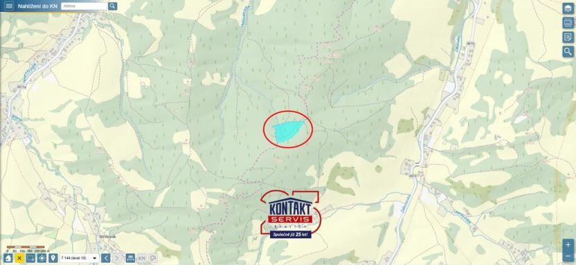 Prodej lesa, Huslenky, 25593 m2