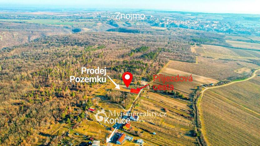 Prodej zahrady, Znojmo - Konice, 1003 m2