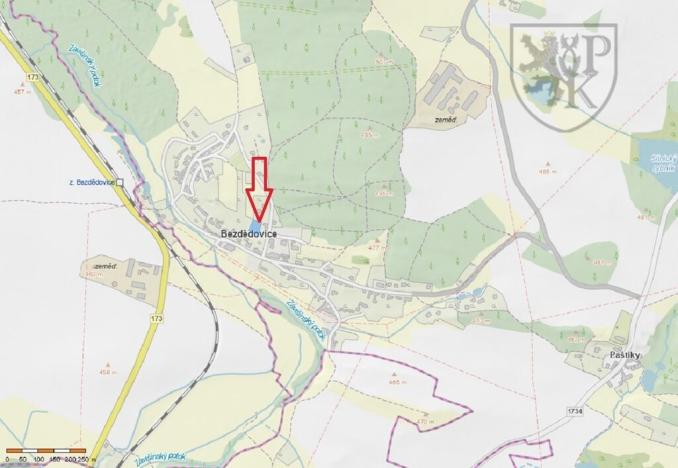 Prodej pozemku pro bydlení, Bezdědovice, 1460 m2