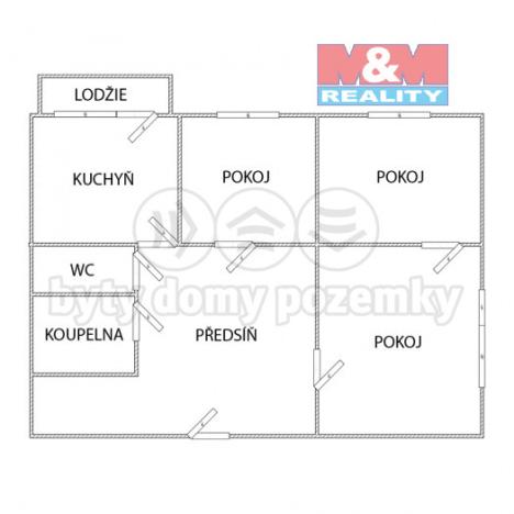 Pronájem bytu 3+1, Karviná - Mizerov, tř. 17. listopadu, 72 m2