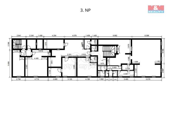 Prodej činžovního domu, České Budějovice - České Budějovice 1, Dr. Stejskala, 1223 m2