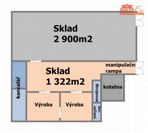 Pronájem skladu, Nové Město nad Metují, Havlíčkova, 1322 m2