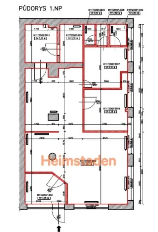Pronájem kanceláře, Karviná - Nové Město, tř. Osvobození, 104 m2