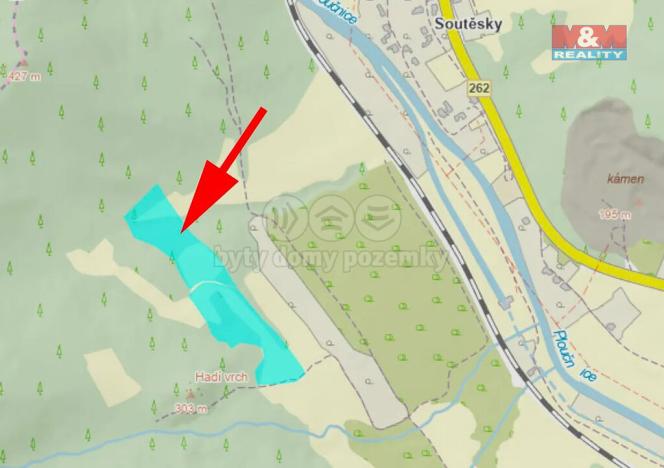 Prodej louky, Malá Veleň, 13017 m2