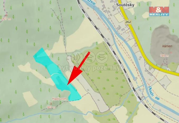 Prodej louky, Malá Veleň, 14355 m2