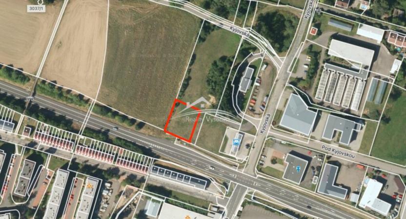 Pronájem komerčního pozemku, Havlíčkův Brod, Kyjovská, 1000 m2