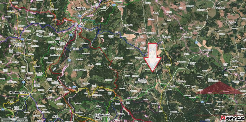 Prodej lesa, Žihobce, 5431 m2