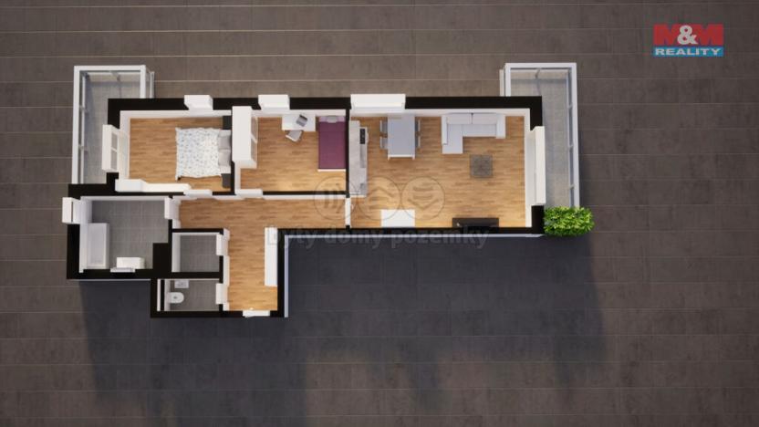 Prodej bytu 3+kk, Jablonec nad Nisou, Jezdecká, 76 m2