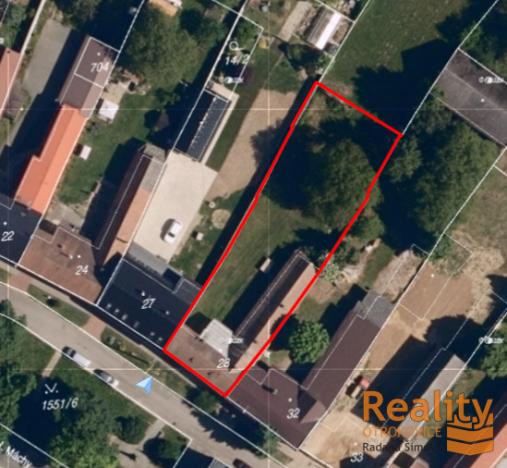 Prodej pozemku pro bydlení, Otrokovice, 1032 m2