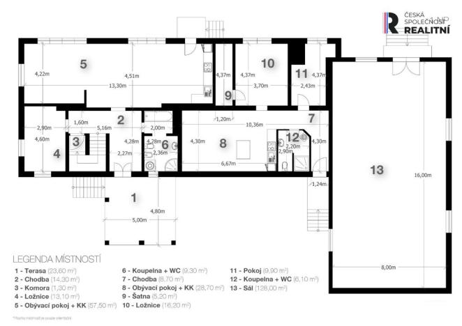 Prodej obchodního prostoru, Bystřice - Semovice, 800 m2