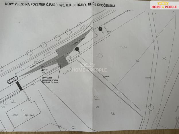 Prodej pozemku pro bydlení, Praha - Letňany, Opočenská, 777 m2