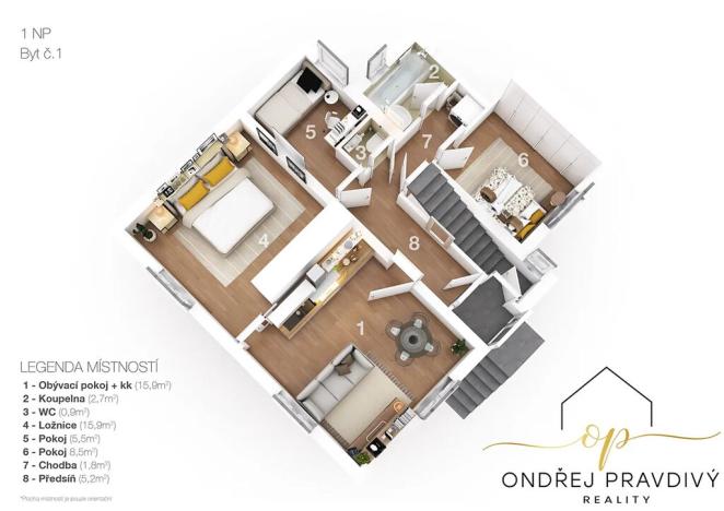 Prodej rodinného domu, Praha - Modřany, Skalnatá, 210 m2