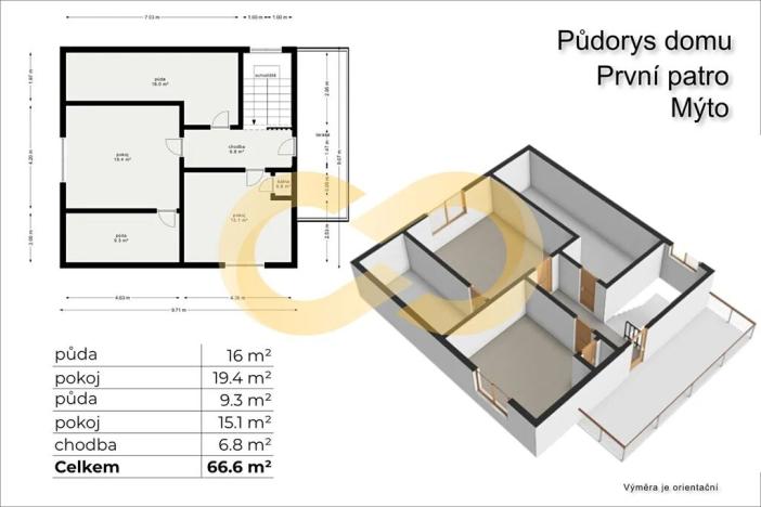 Prodej rodinného domu, Mýto, Letná II, 136 m2