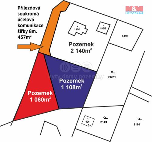 Prodej pozemku pro bydlení, Bukovany, 1060 m2