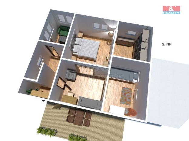 Prodej chaty, Kaliště - Poddubí, Na Valachu, 100 m2