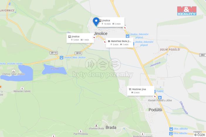 Prodej pozemku pro bydlení, Jinolice, 1200 m2