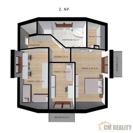 Prodej rodinného domu, Praha - Třebonice, Do zahrádek II, 198 m2