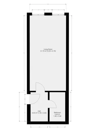 Pronájem bytu 1+kk, Praha - Smíchov, Vackové, 32 m2