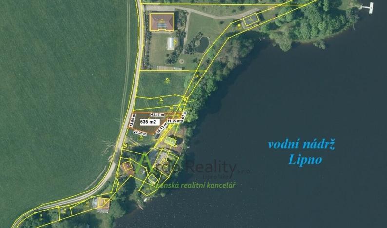 Prodej pozemku pro bydlení, Frymburk, 535 m2