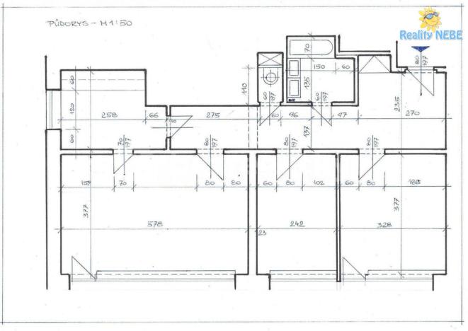 Pronájem bytu 3+1, Praha - Michle, Pod dálnicí, 75 m2