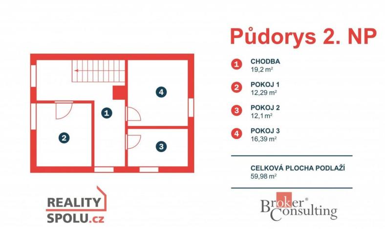 Prodej rodinného domu, Benešov, Na Mýtě, 136 m2