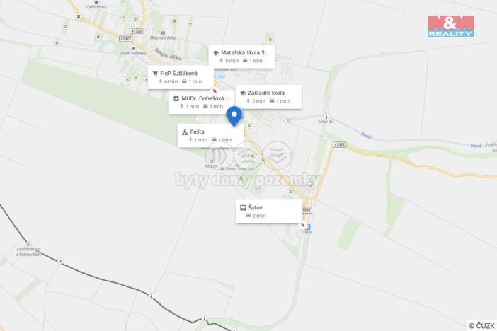 Prodej pozemku pro bydlení, Šatov, 841 m2