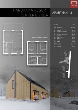 Prodej chaty, Červená Voda, 84 m2