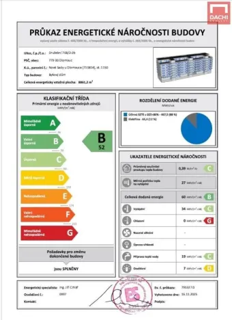 Prodej bytu 2+kk, Olomouc, Družební, 1900 m2