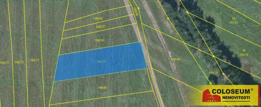 Prodej pole, Velenov, 1032 m2
