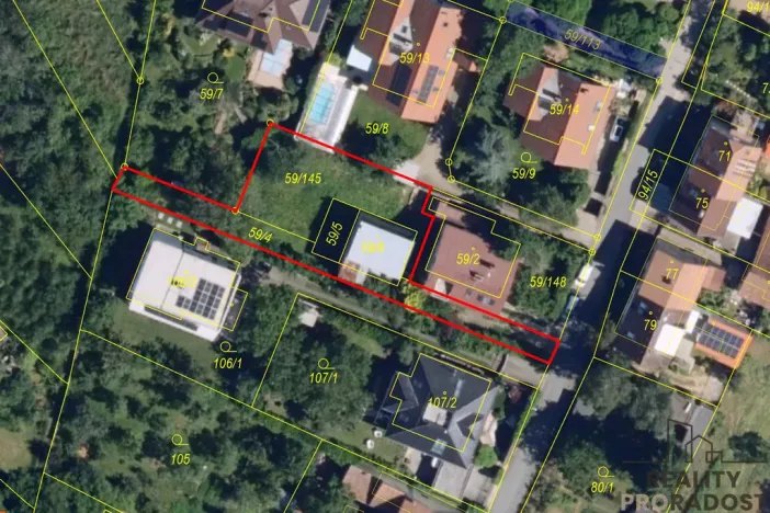 Prodej pozemku pro bydlení, Brno - Ořešín, Odlehlá, 732 m2