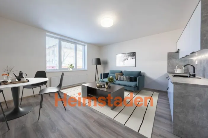 Pronájem bytu 2+kk, Ostrava - Kunčičky, Výhradní, 46 m2