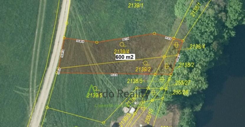 Prodej pozemku pro bydlení, Frymburk, 600 m2