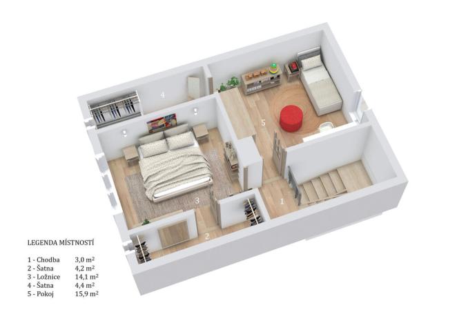 Prodej rodinného domu, Plavy, 90 m2