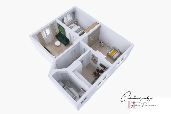 Prodej bytu 3+1, Krnov, Nádražní, 78 m2