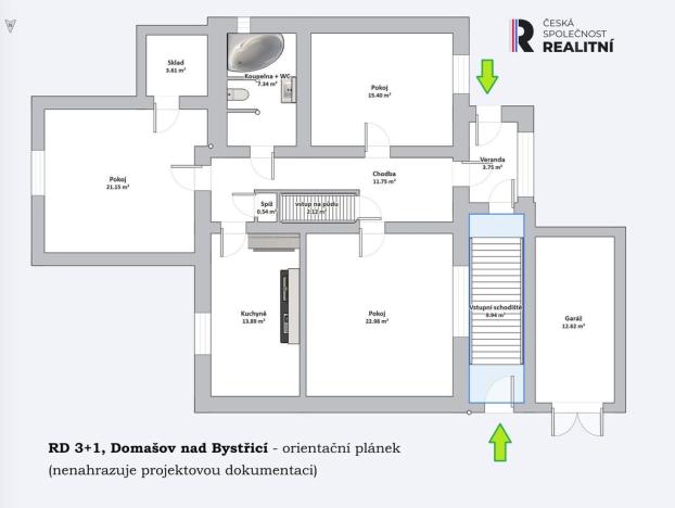 Prodej rodinného domu, Domašov nad Bystřicí, Strmá, 101 m2