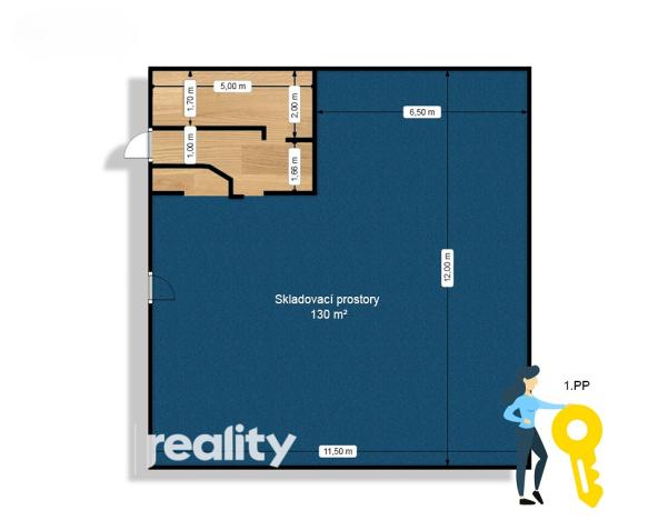 Pronájem komerční nemovitosti, Troubsko, Jihlavská, 450 m2