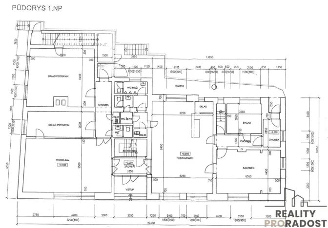 Pronájem obchodního prostoru, Vavřinec, 400 m2