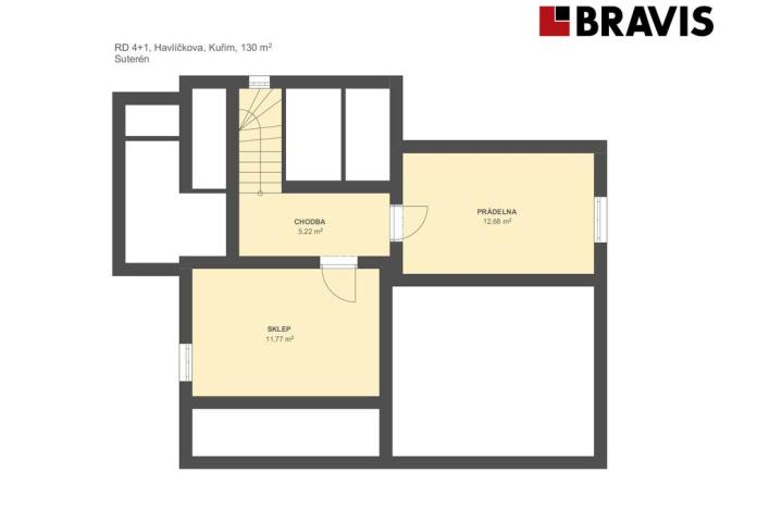 Prodej rodinného domu, Kuřim, Havlíčkova, 168 m2