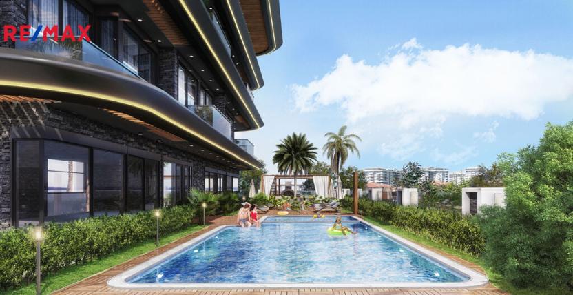 Prodej bytu 1+1, Alanya,Turecko, 47 m2