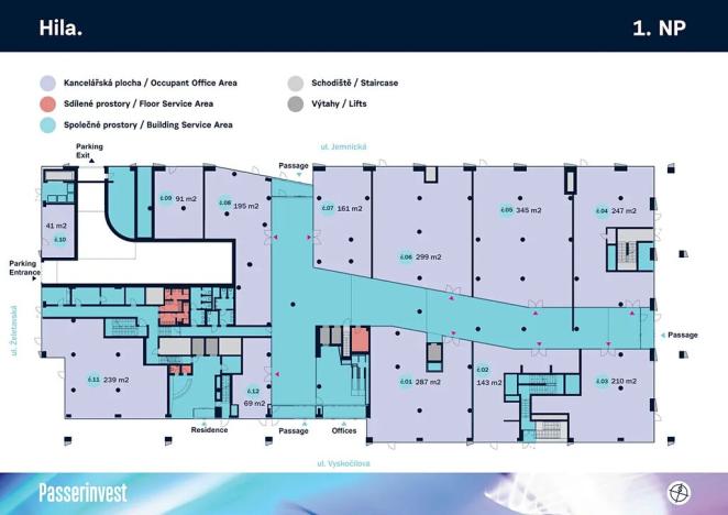 Pronájem obchodního prostoru, Praha - Michle, Vyskočilova, 41 m2