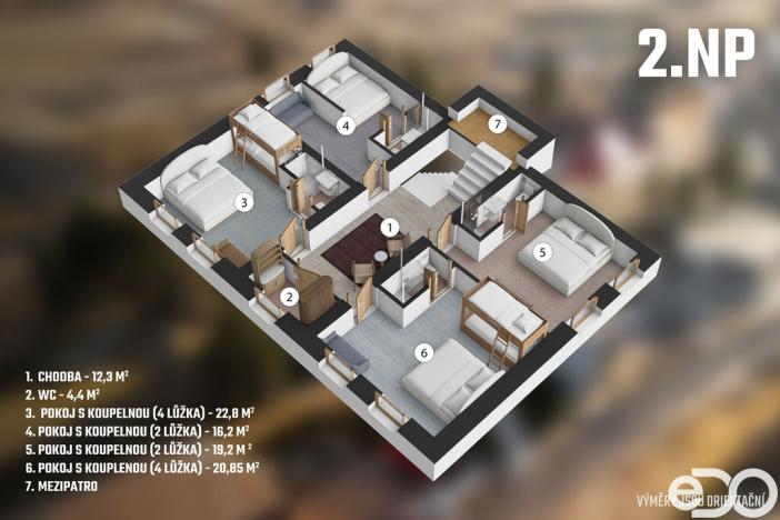 Prodej ubytování, Loučná pod Klínovcem - Loučná, 290 m2