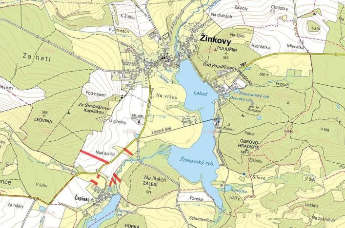 Prodej louky, Žinkovy, 9805 m2