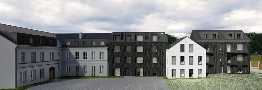 Prodej bytu 2+kk, Horní Planá, Náměstí, 59 m2