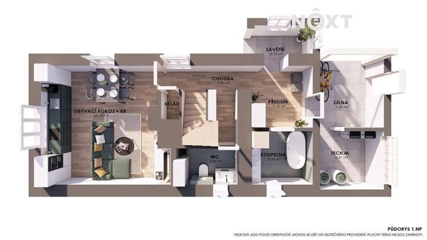 Prodej chalupy, Nepomuk, 202 m2