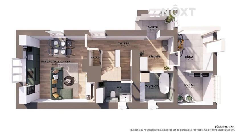 Prodej rodinného domu, Nepomuk, 202 m2