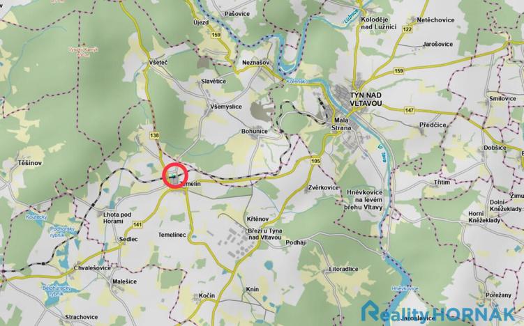 Prodej pozemku pro bydlení, Temelín, 1733 m2